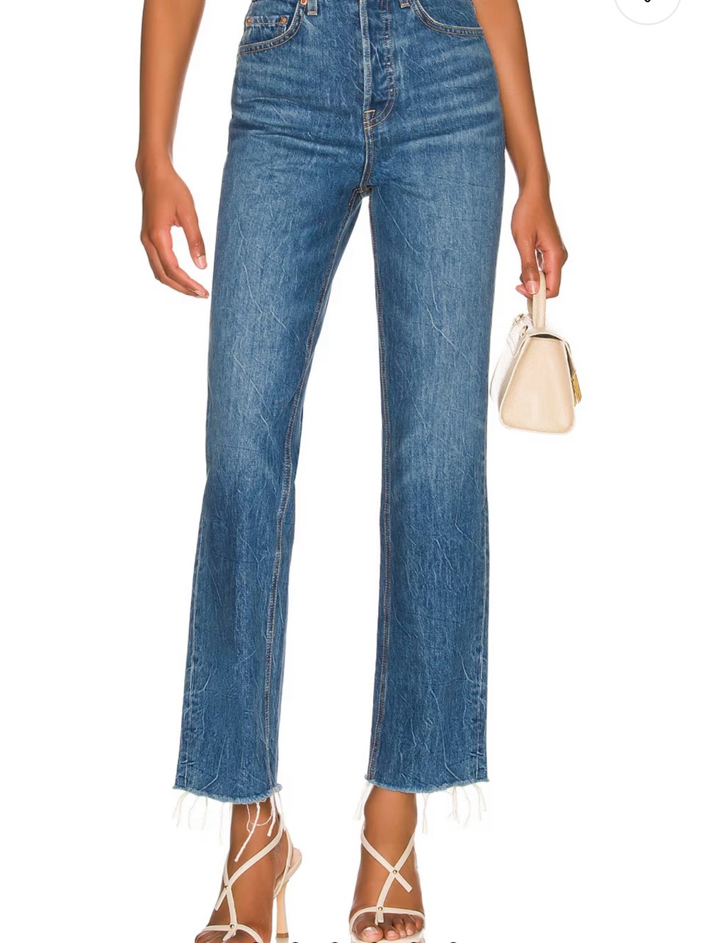 GRLFRND Cassidy mid-rise straight Women’s Jeans